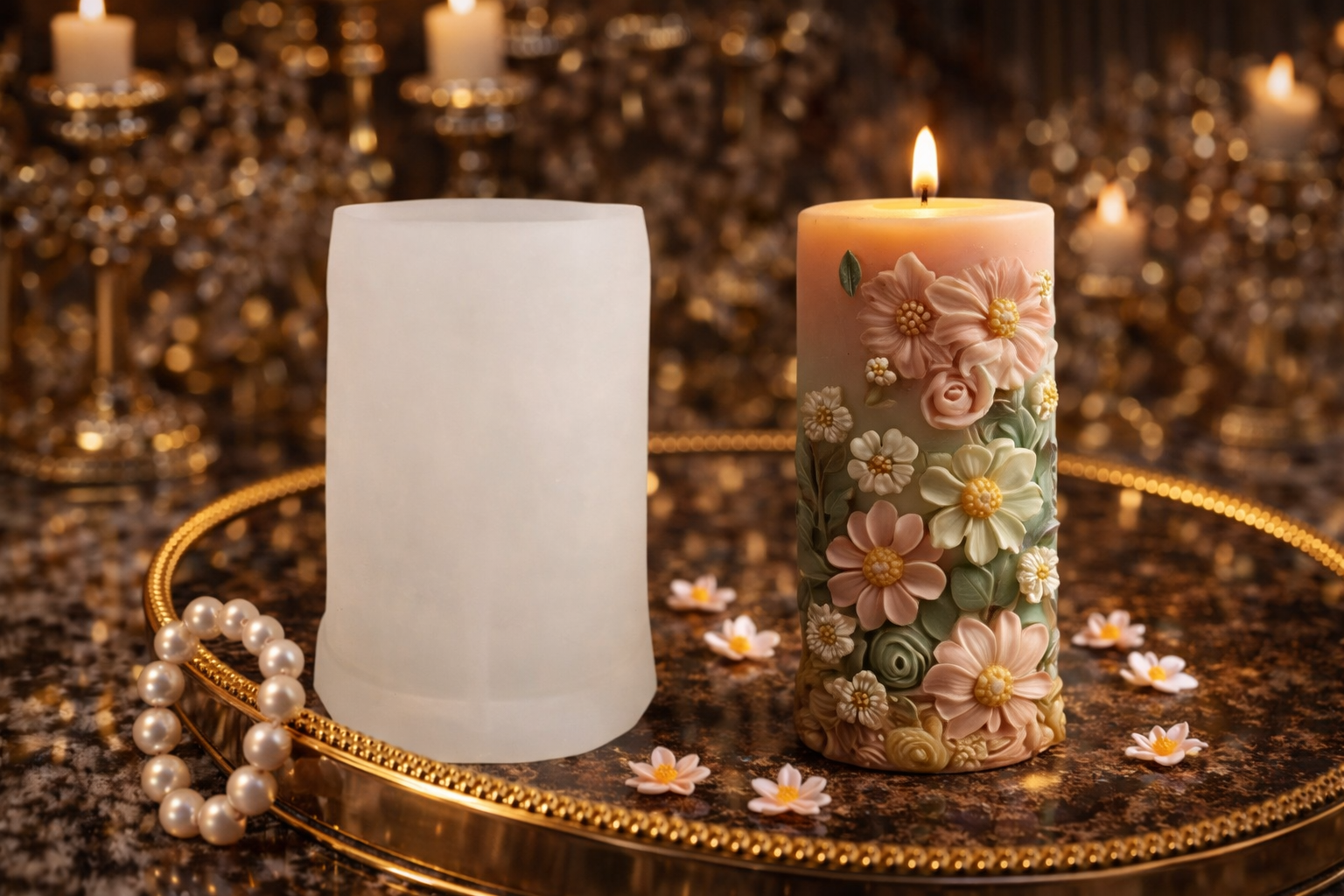 10 cm 6.3 cm pillar mould