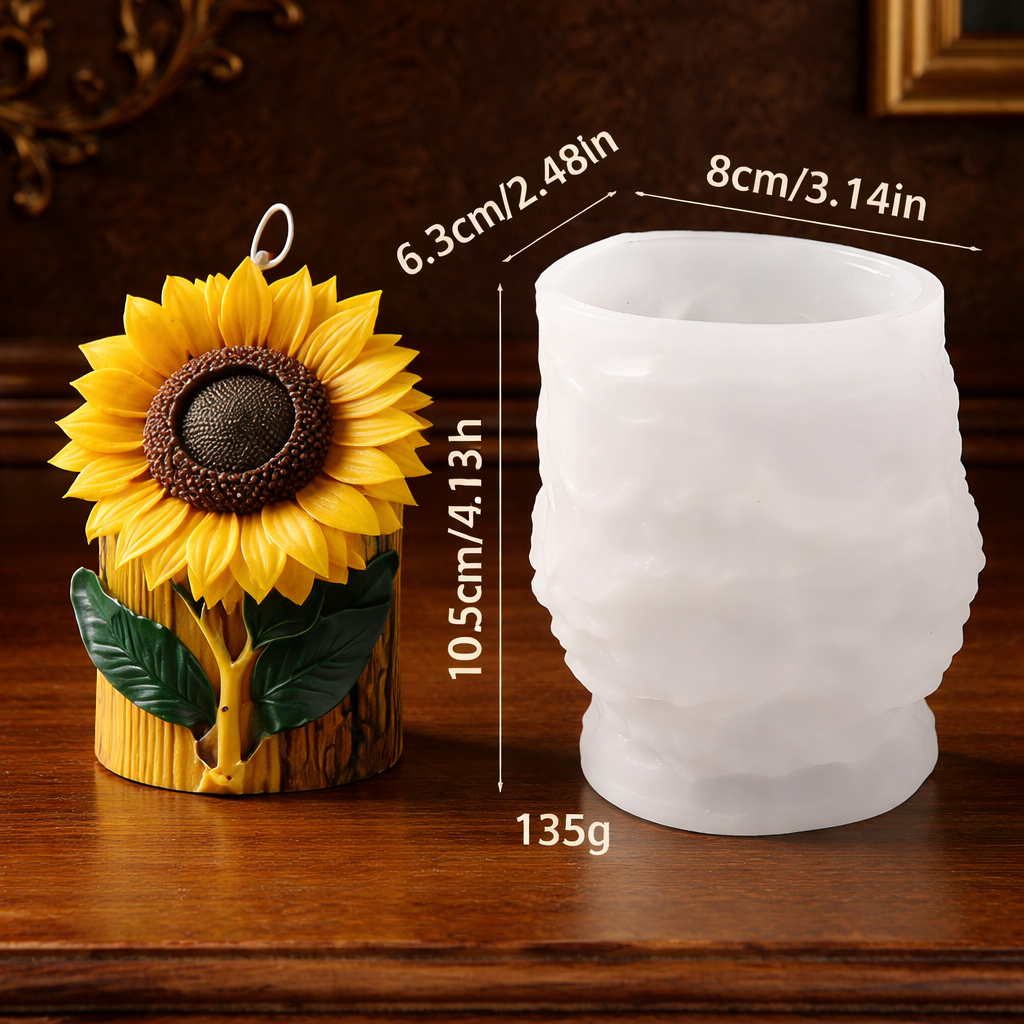 Sunflower pillar mould