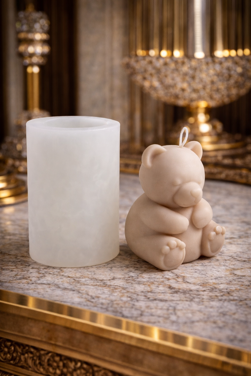 Fatty Teddy Bear Candle Mold