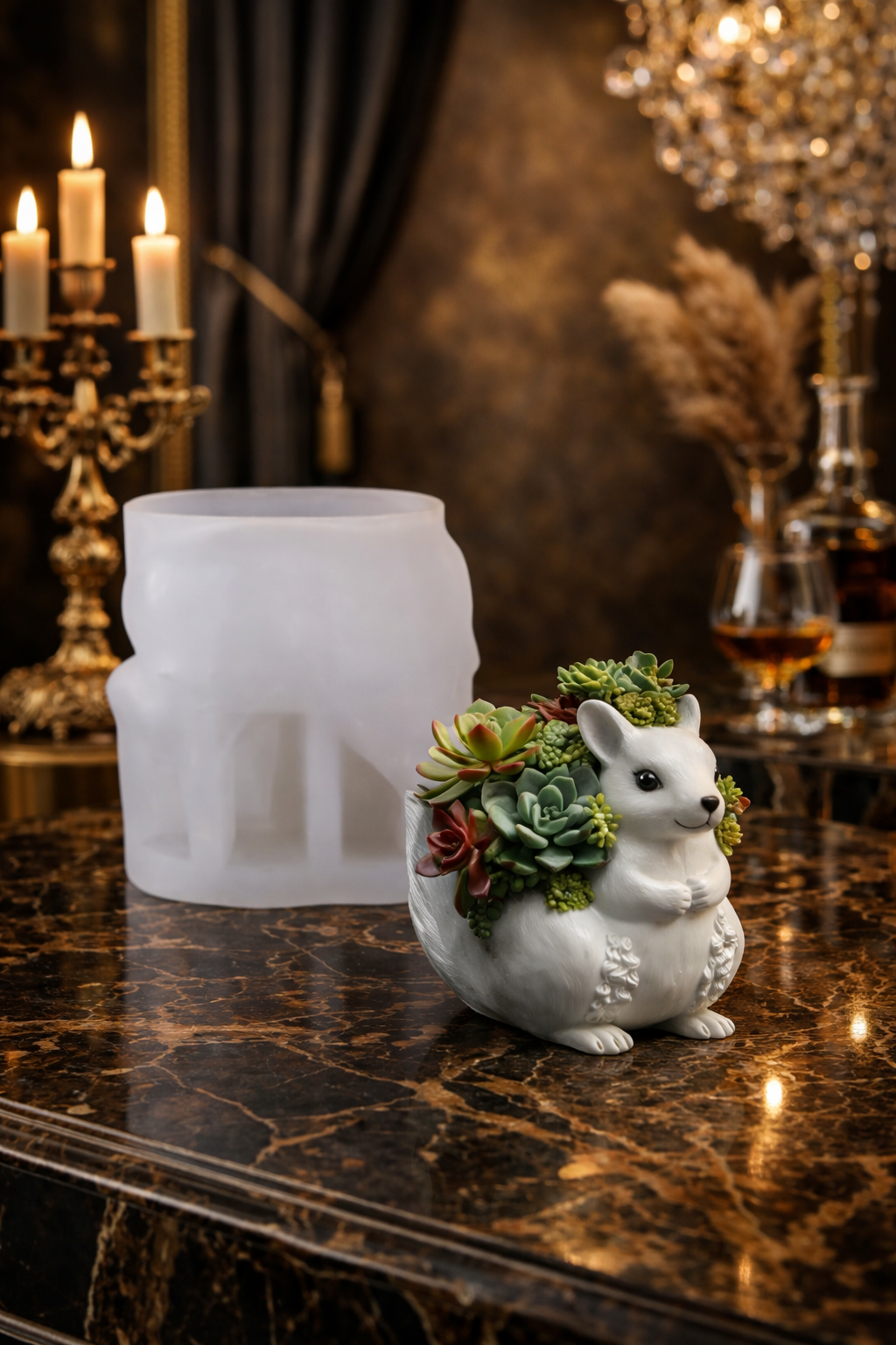 Concrete mould jar mold