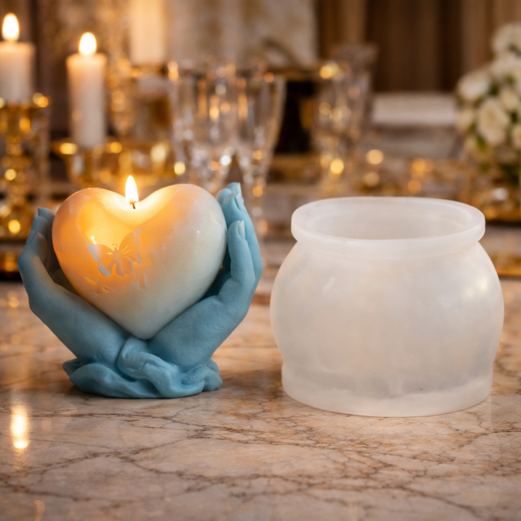 Heart mold hand mold