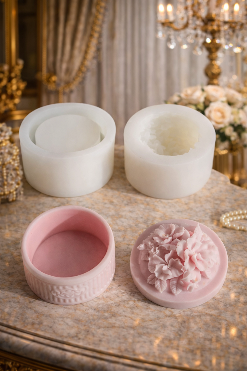 7 cm jar mold 2 pc set