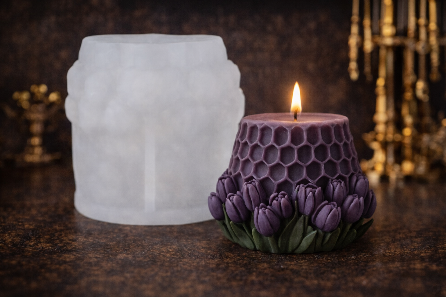 Candle mold designs