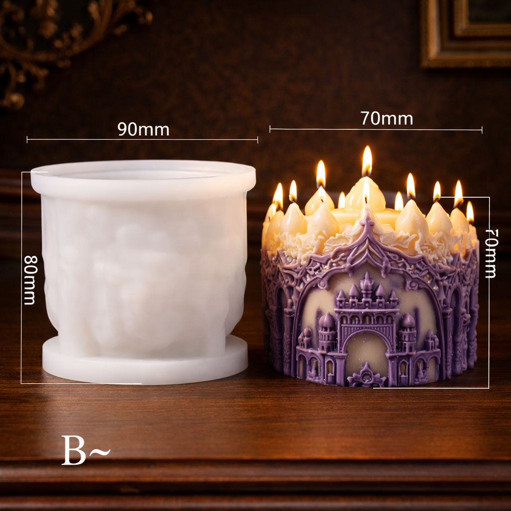 Designer candle mould
