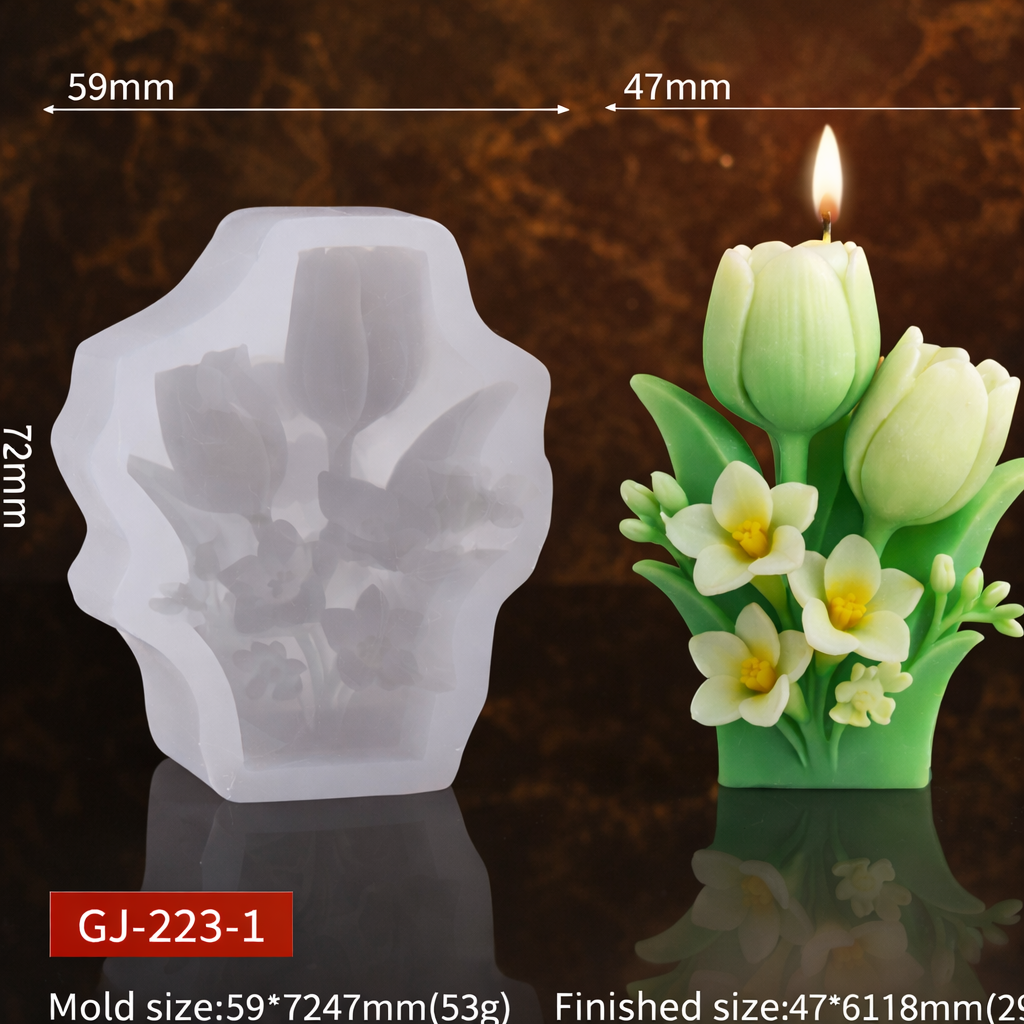 Bouquet mold 2d