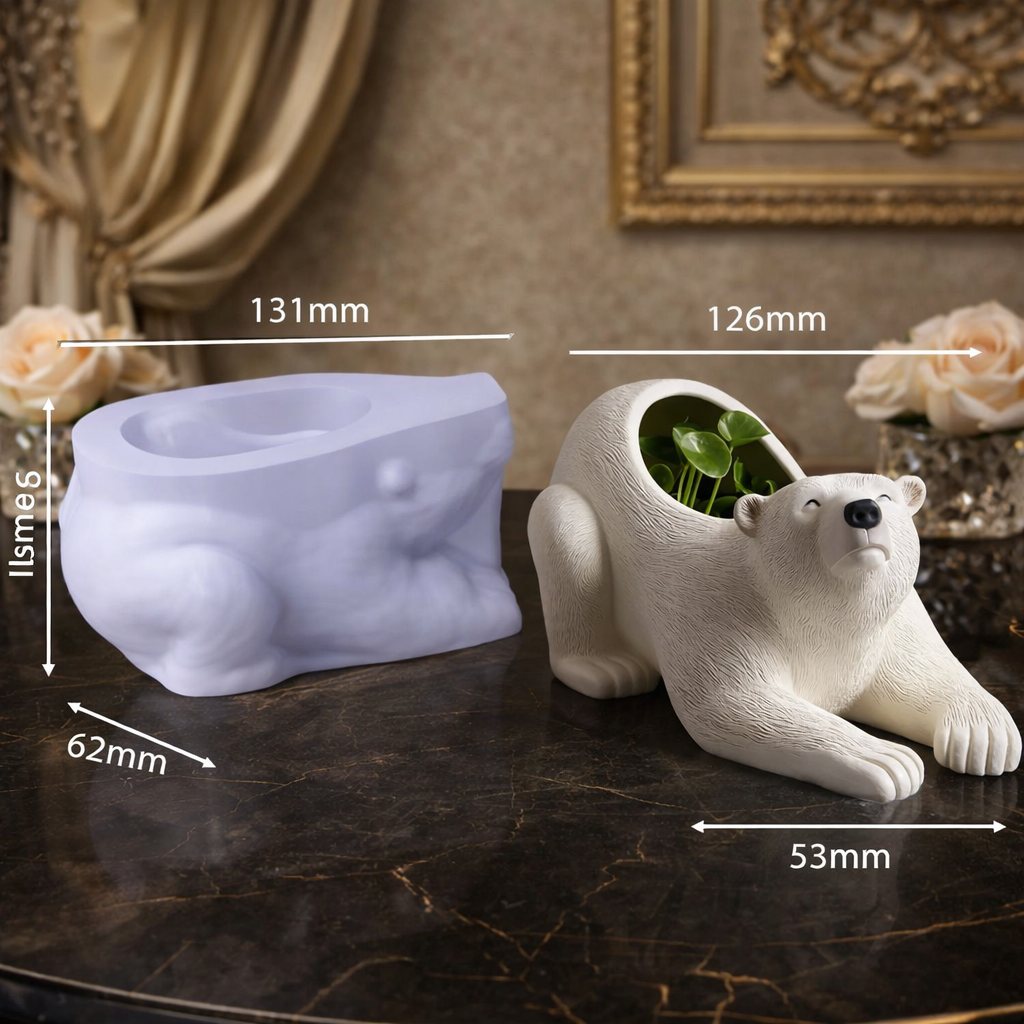 Nautilus Design Planter Silicone Mold