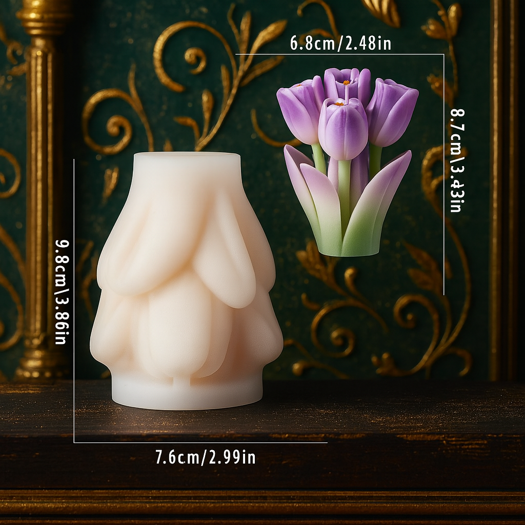 Tulip bouquet mold