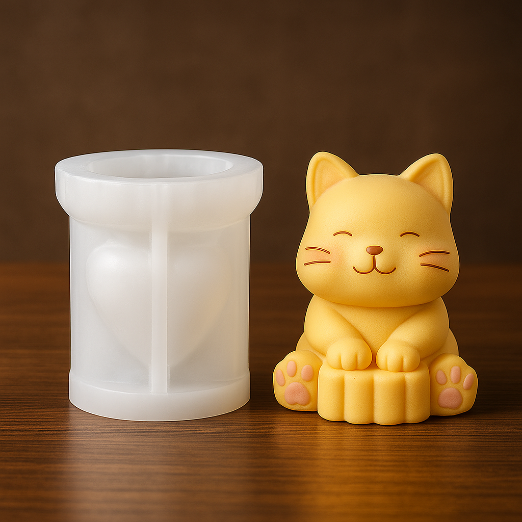 Cutee cat mold