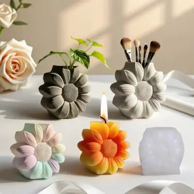 Daisy planters mold jar mold