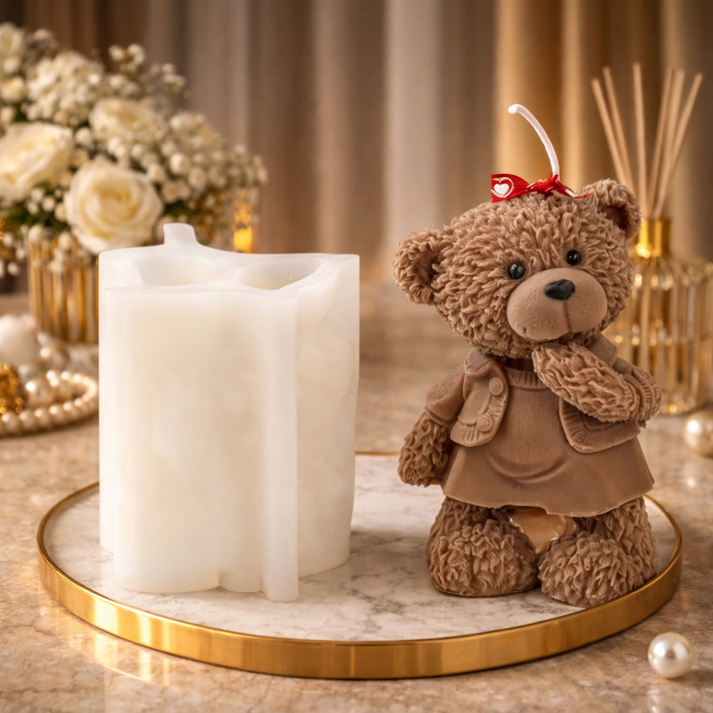 Teddy Bear Mold Girl Teddy