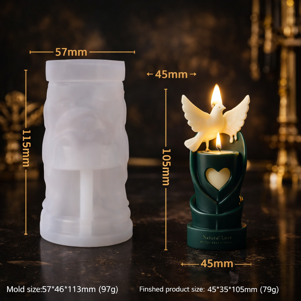 Birds pillar mould 3D