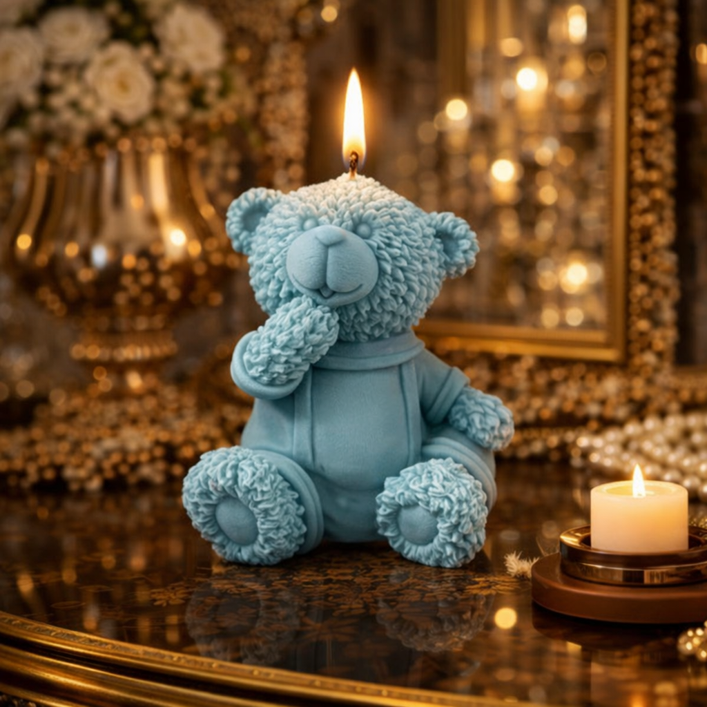 Teddy Bear Candle Light