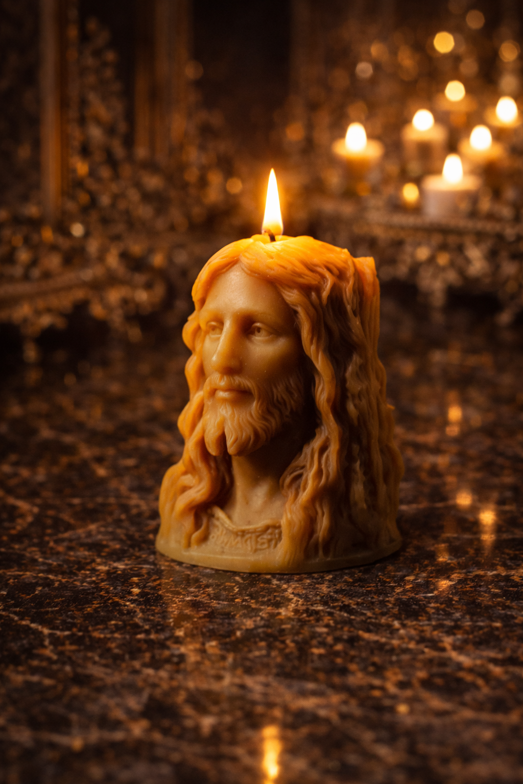 Candle mold god