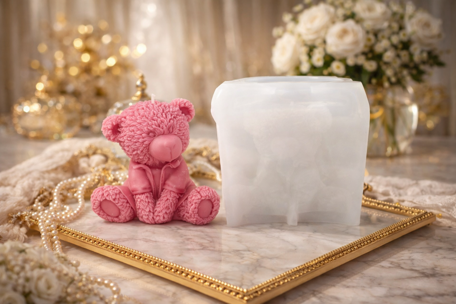 Teddy Mould bear mold big