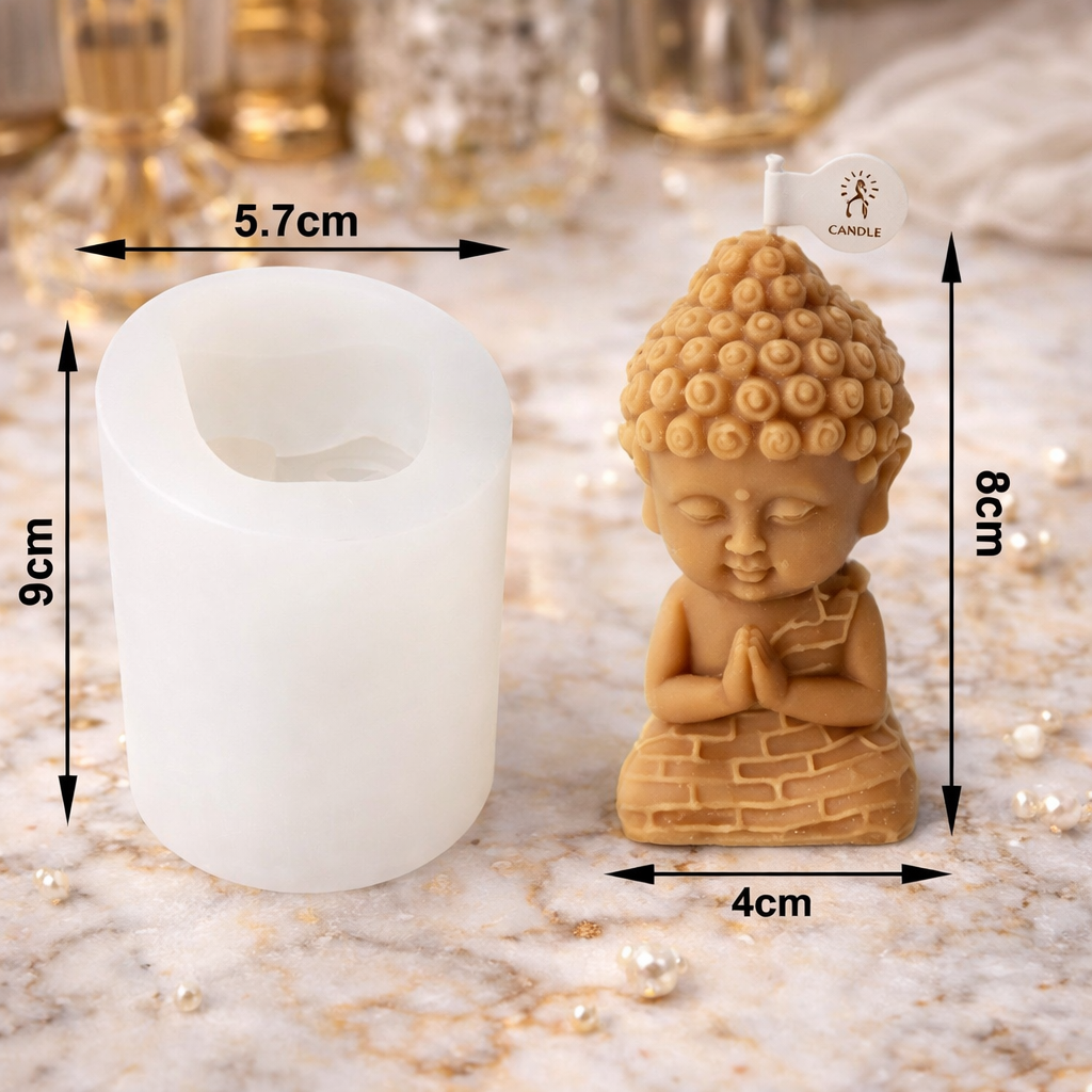 Budhha mold 9 cm